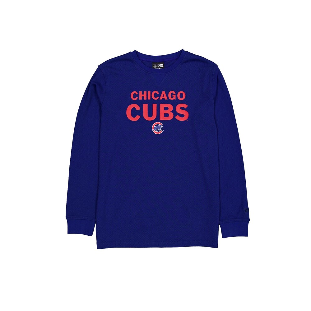 New Era Chicago Cubs Sport Night Long Sleeve T-Shirt - Size S